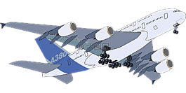 空客,飛機,著陸