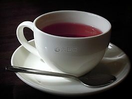 杯,茶,早上