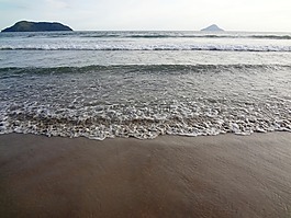 海灘,假期,夏季