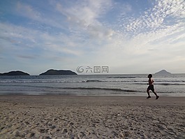 海灘,假期,競(jìng)賽