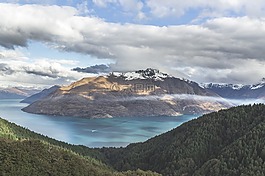 云,景觀,山