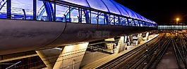火車站,似乎,夜間照片