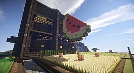 minecraft,像素藝術(shù),西瓜