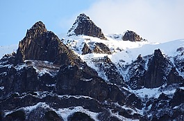 山,頂點,嶺