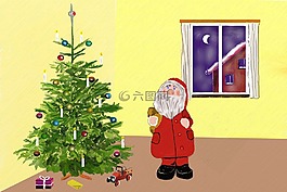 圣誕老人,圣誕,奎
