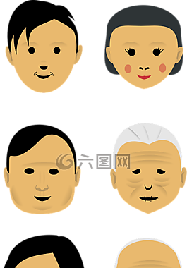 女子,頭,臉