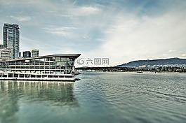水,碼頭,海港