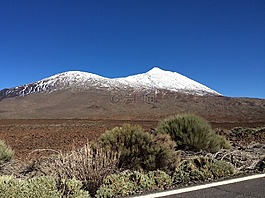 火山,特內(nèi)里費,雪