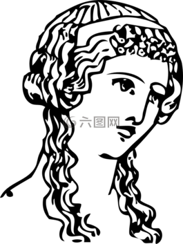 希臘,女子,頭發(fā)