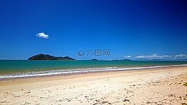 海灘,島,熱帶