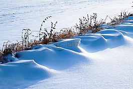 雪堆,冬天的印象,寒冬