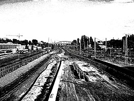 火車站,gleise,火車