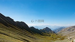 山,景觀,天空