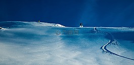 冷,景观,山