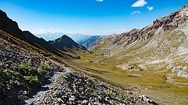 山,景觀,全景圖