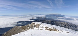 雪,自然,全景