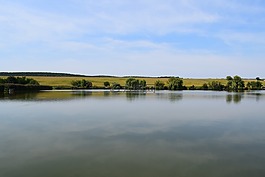 湖,水,藍色