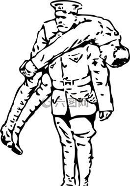救援,人,男子