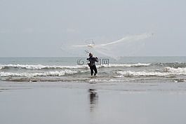 巴厘島,釣魚,海洋