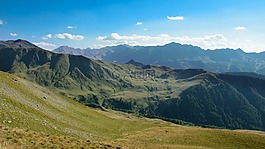山,景觀,天空