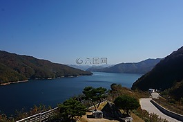 河,chuncheonho,景觀