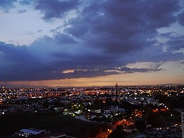 普埃布拉,城市,夜