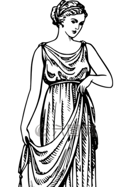古代,希臘,服裝