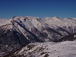 山,雪,景觀