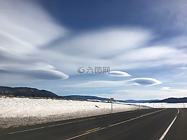 云,天空,自然