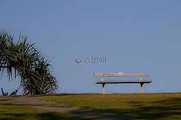 長(zhǎng)凳,座位,地平線(xiàn)