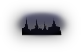 塔,教會(huì),夜