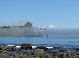 海洋,海灘,濱