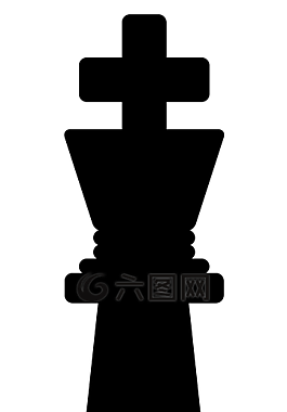 國(guó)王,棋,黑