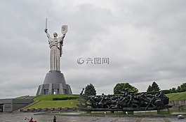 基輔,烏克蘭,祖國的紀(jì)念碑
