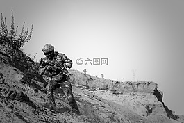 戰(zhàn)爭(zhēng),沙漠,槍炮