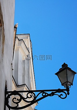 教堂,天空,鴿子