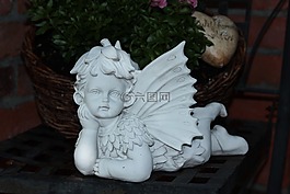 天使,數(shù)字,雕像