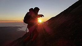 山,旅行,跟蹤