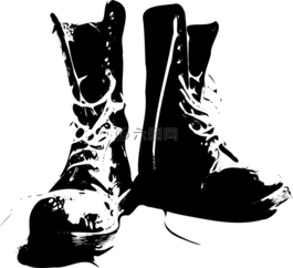 靴子,鞋類,走