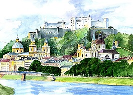 薩爾茨堡,全景圖,體系結(jié)構(gòu)