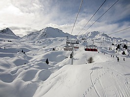 雪,斯諾希爾,滑雪纜車