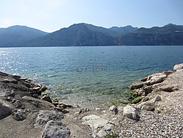 夏季,意大利,湖