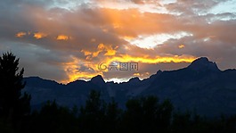 躺在,太阳,saint-gervais