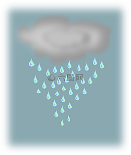 雨,雨點,云