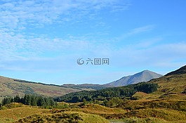 天空,藍色,自然