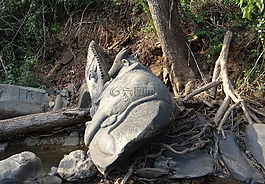 sahasralinga,石,雕塑