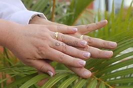 手,婚姻,新郎