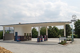 加油站,懷舊,建設(shè)
