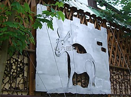 eselsburg,盾,驴