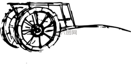 車皮,購物車,手繪